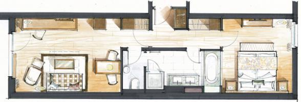 Le Petit Cervin Hotel Zermatt Exterior foto A section of the proposed hotel